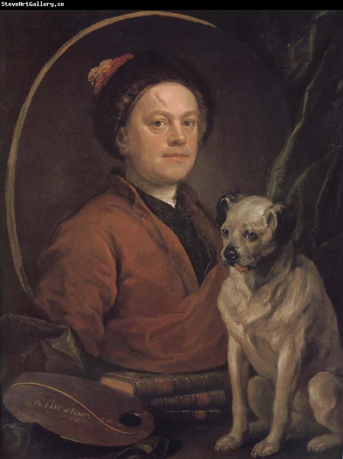 William Hogarth The artist and his dog